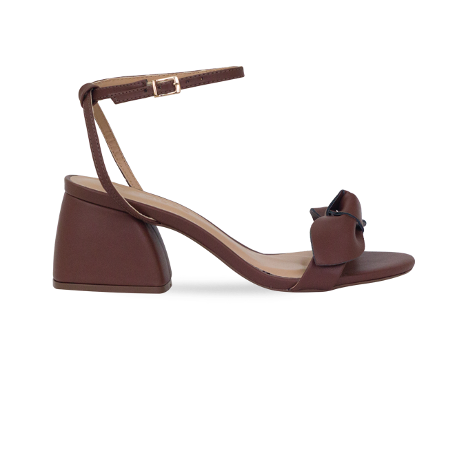 Sandália Delores Low Marrom