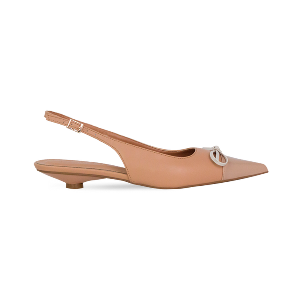 Scarpin Clotilde Nude/Amendoa