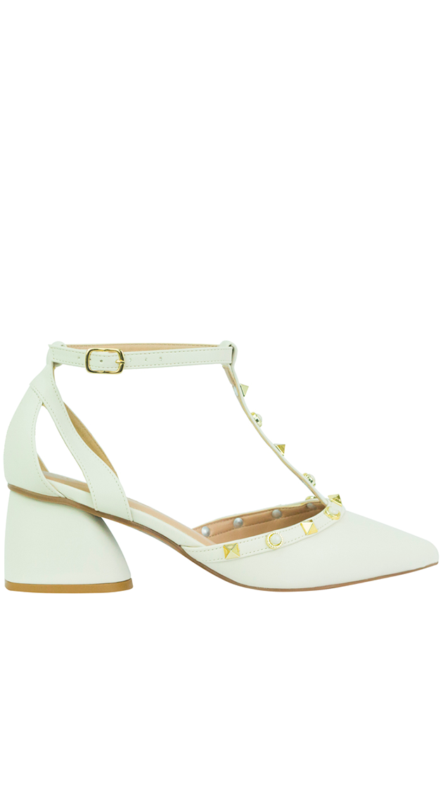 Scarpin Selena Low Off White