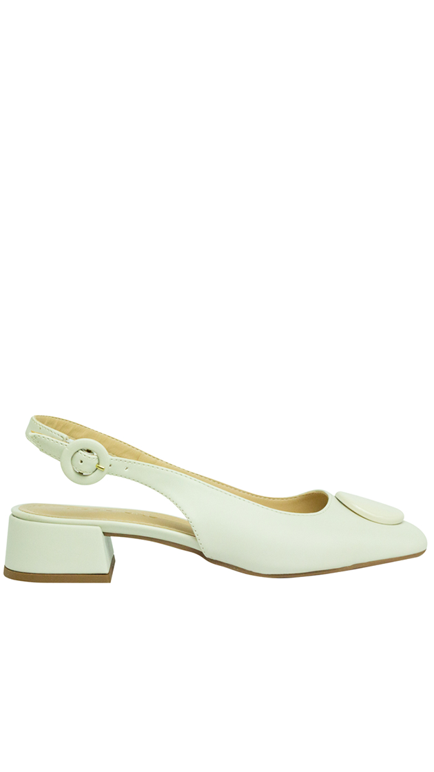 Scarpin Eunice Off White