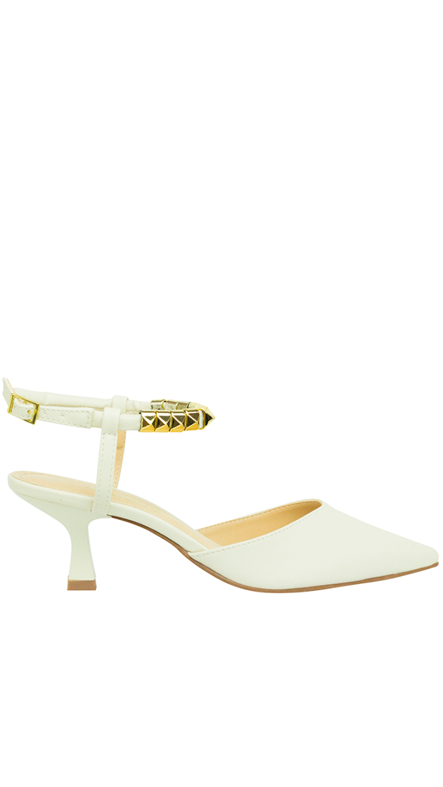 Scarpin Nora Off White