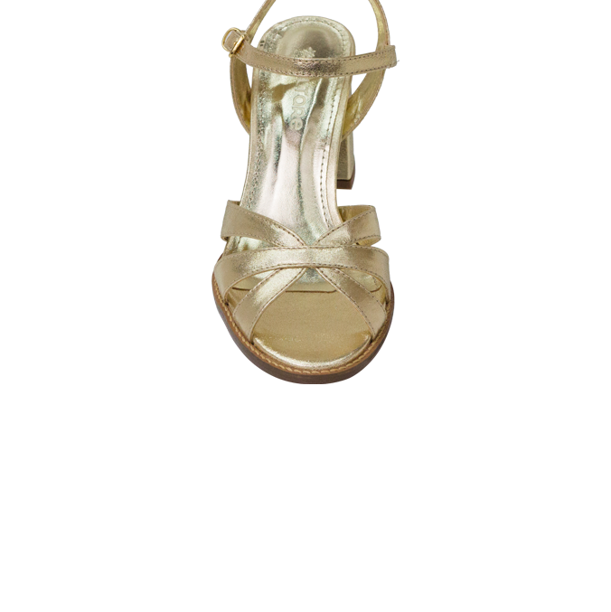 Sandália Leona Dourado