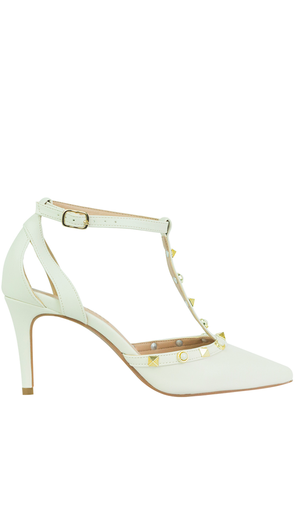 Scarpin Selena 8 Off White