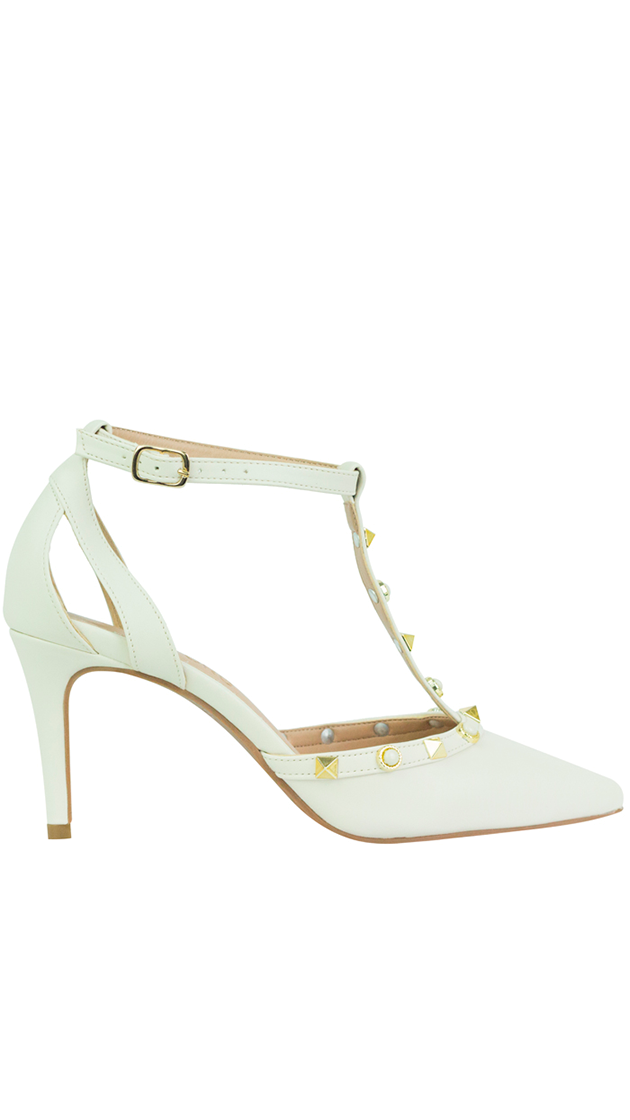 Scarpin Selena 8 Off White