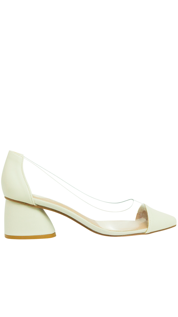 Scarpin Alice Off White