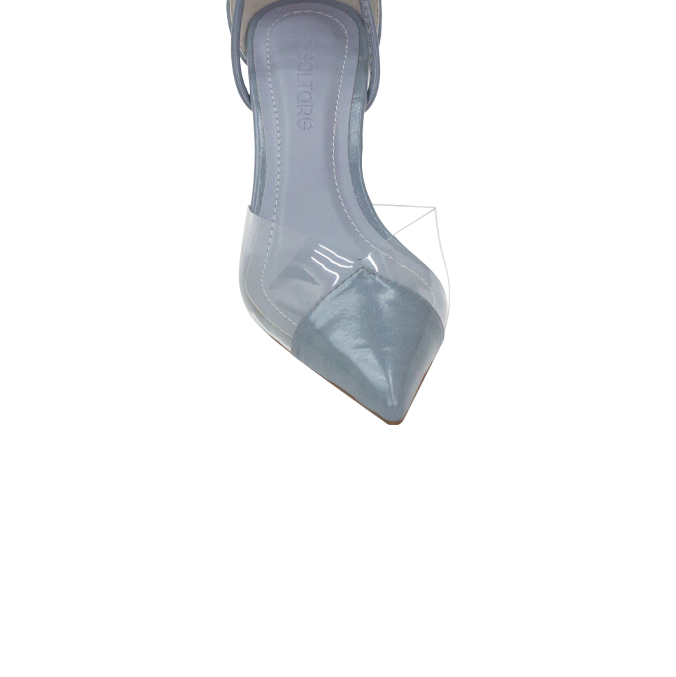 Scarpin Luciana Cinza