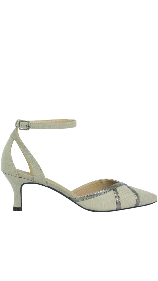 Scarpin Maria 5 Cinza