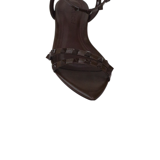 Rasteira Juli Flat Dark Brown