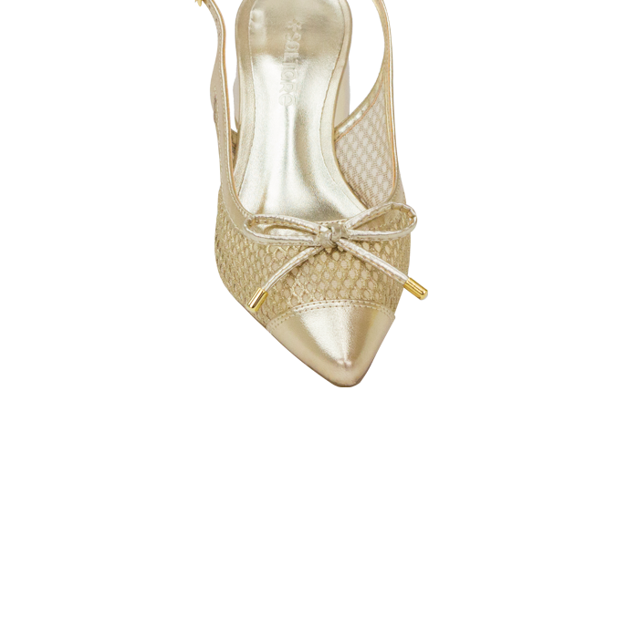 Scarpin Venice Dourado
