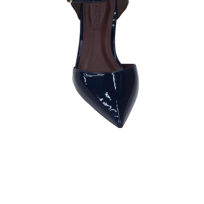 Scarpin Pamela Low Azul