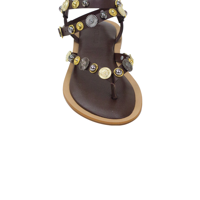 Rasteira Bruna Marrom