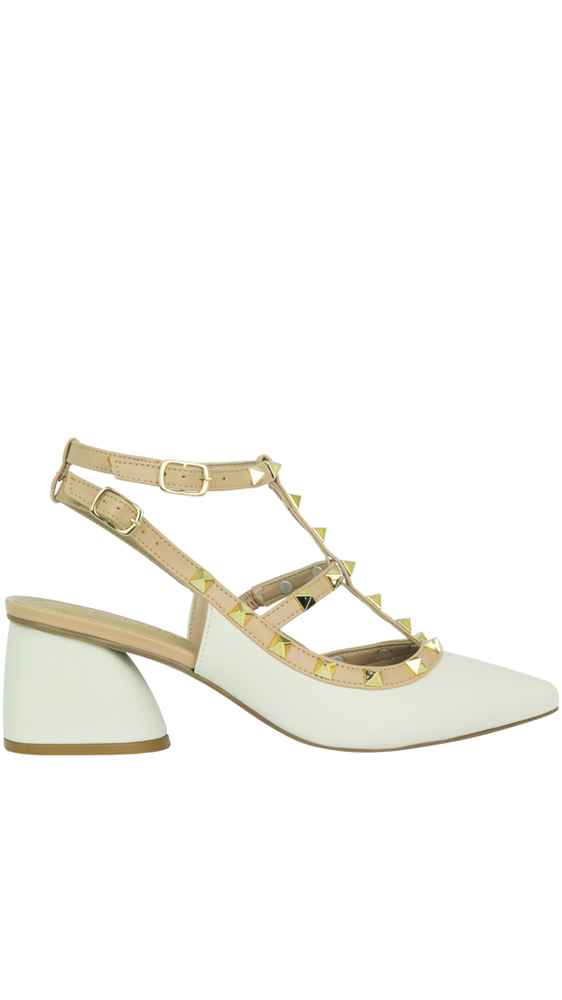 Scarpin Mona Low Off White