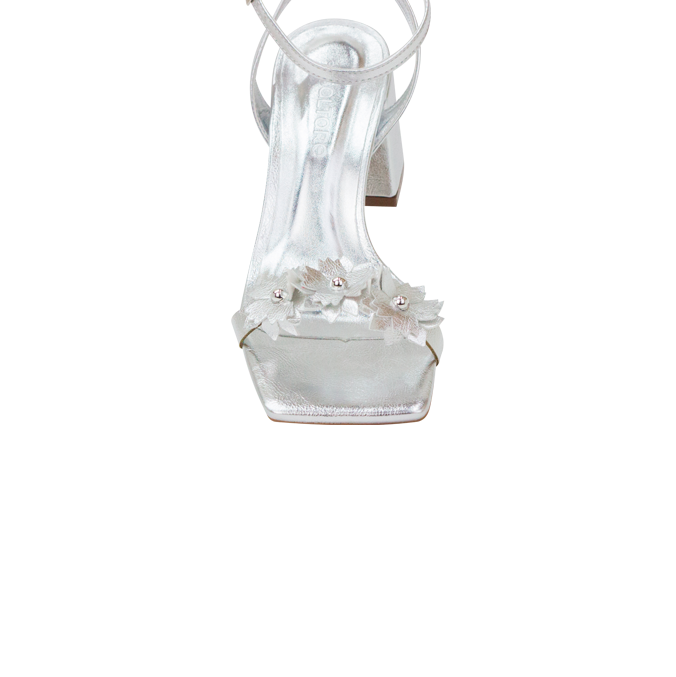 Sandália Daya Prata