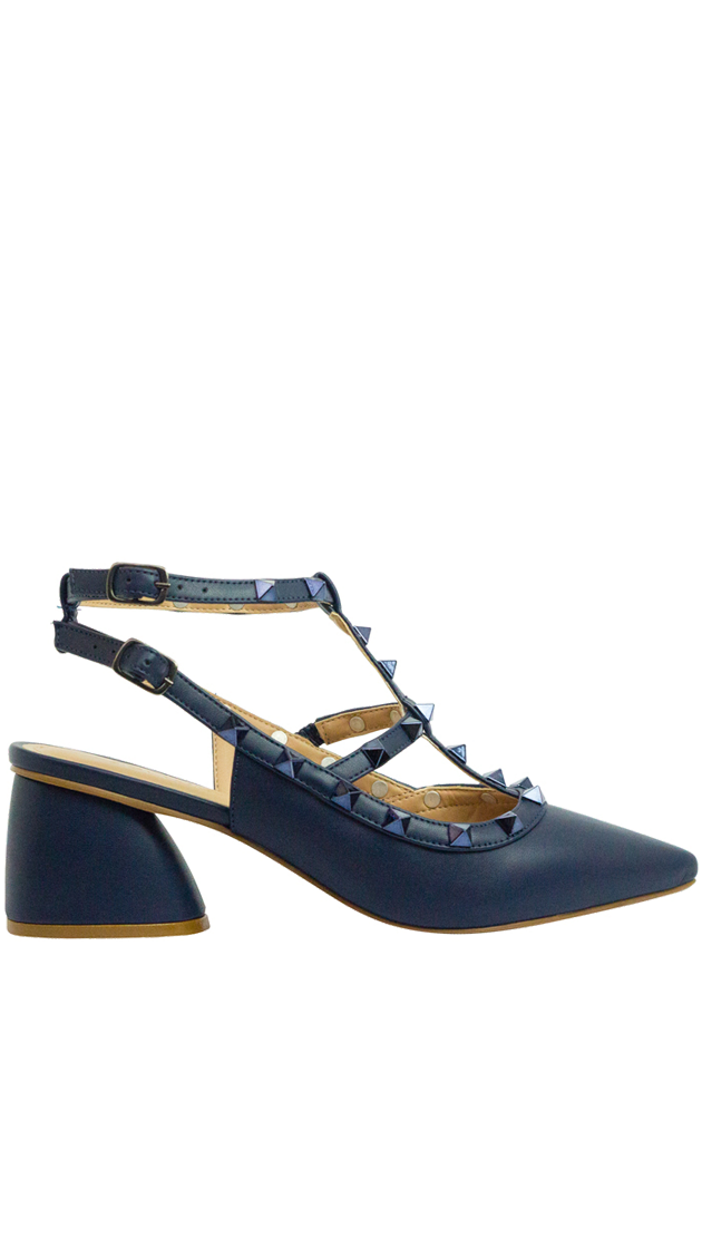 Scarpin Mona Low Azul