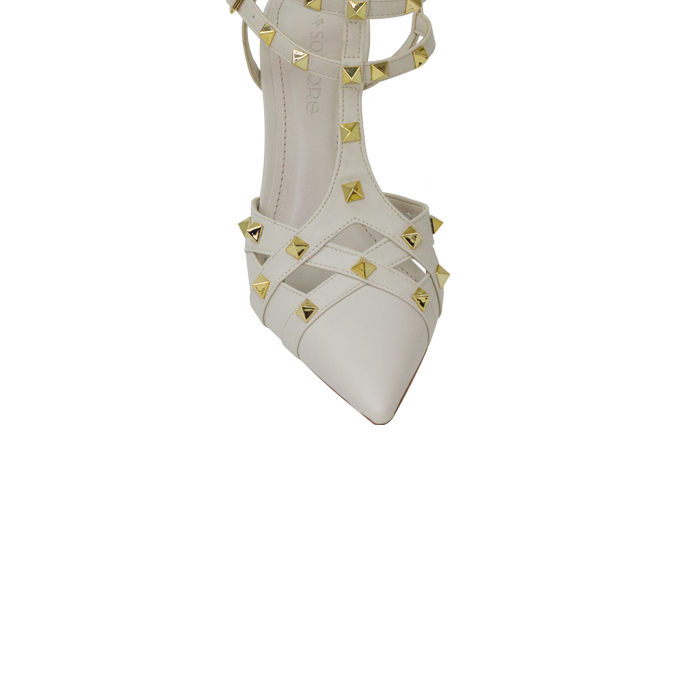 Scarpin Eva Off White