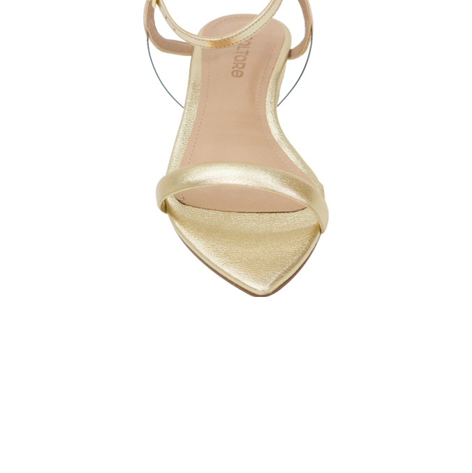 Rasteira Julia Flat Dourado