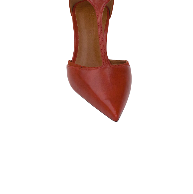 Scarpin Lucia Ferrugem