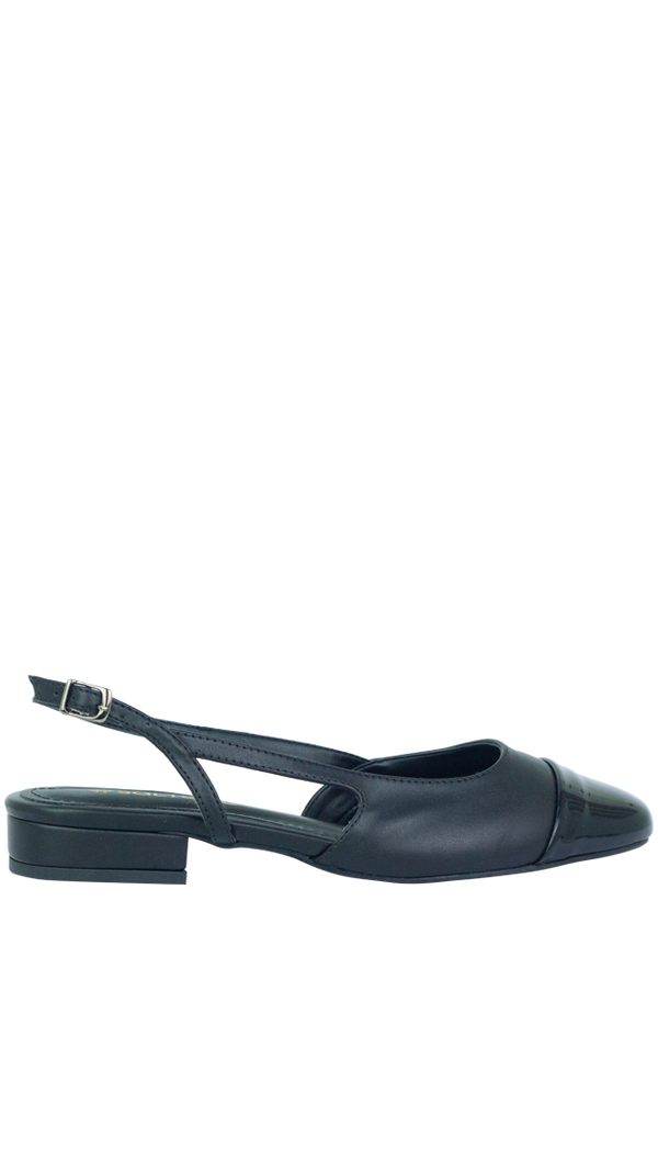 Sapatilhas Vonda Flat New Preto