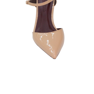 Scarpin Pamela Low Amendoa