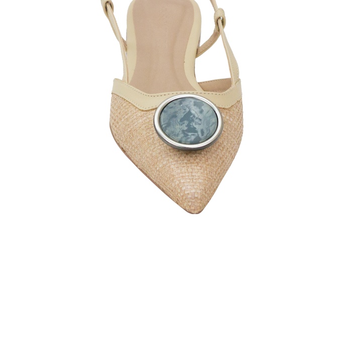 Sapatilha Jessica Flat Off White