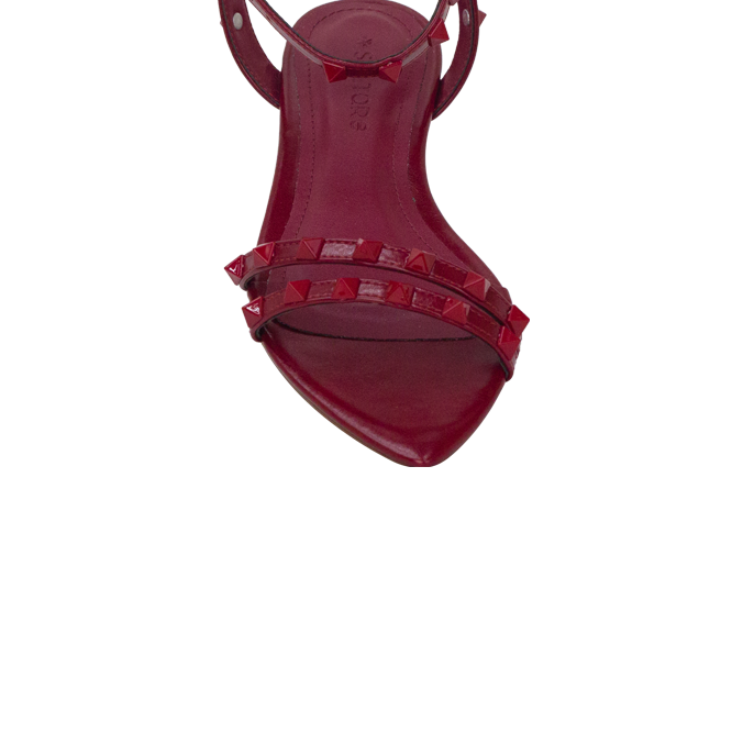 Rasteira Juli Flat Vermelho