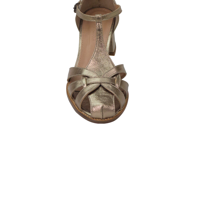 Sandália Yolanda Low Prata Velho