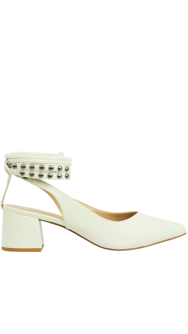 Scarpin Kely Off White