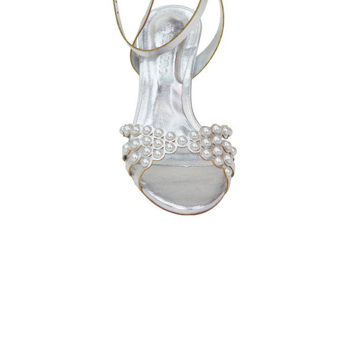 Sandália Laura Prata