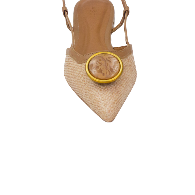 Sapatilha Jessica Flat Caramelo