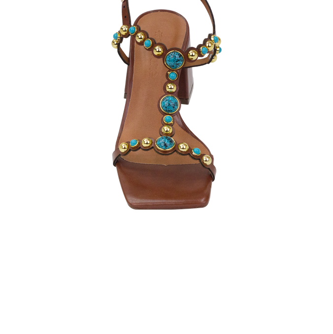 Sandália Taise Whisky