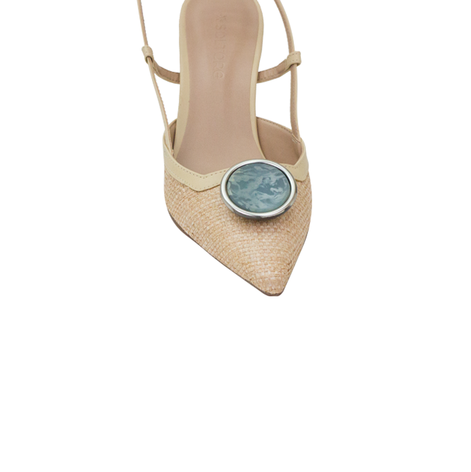 Scarpin Jessica Off White