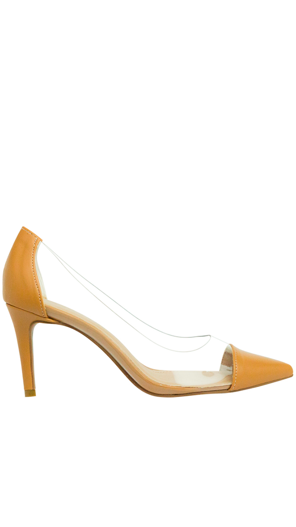 Scarpin Alice 8 Caramelo