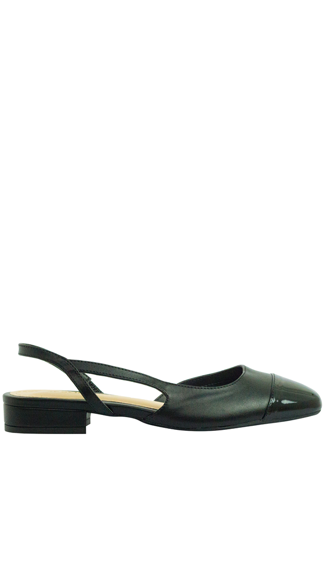 Sapatilhas Vonda Flat Preto