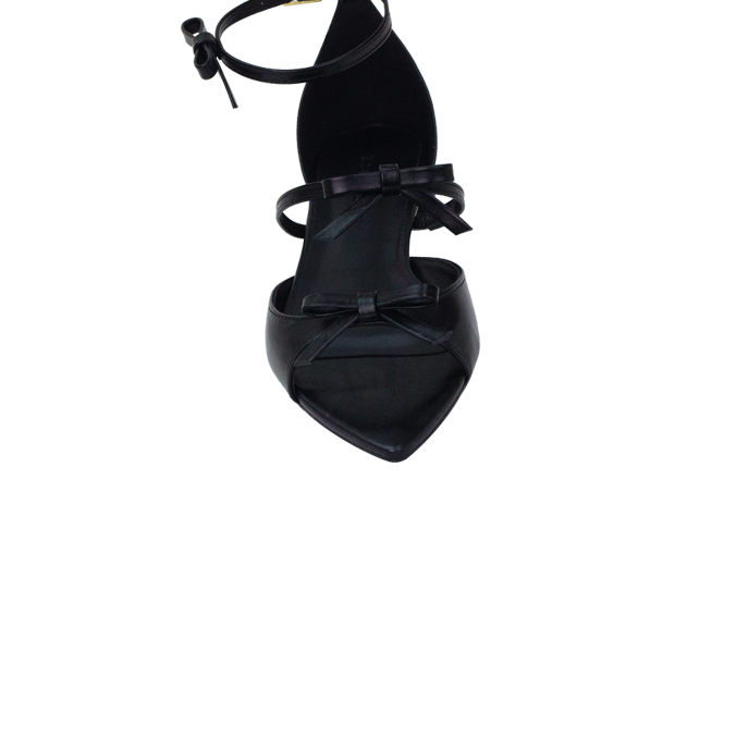 Rasteira Lili Flat Preto