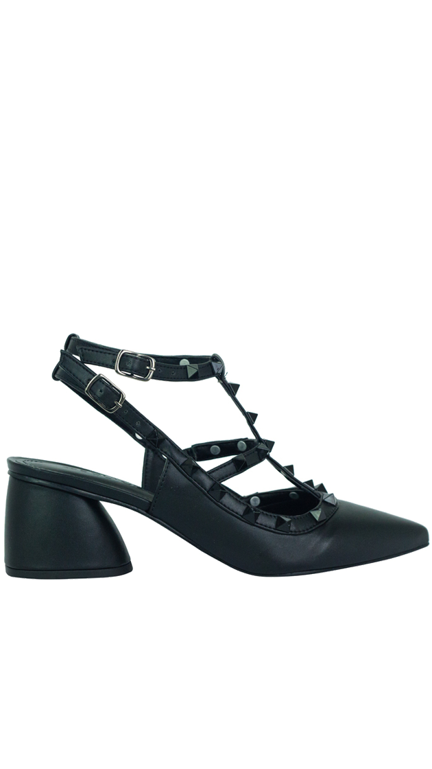 Scarpin Mona Low New Preto