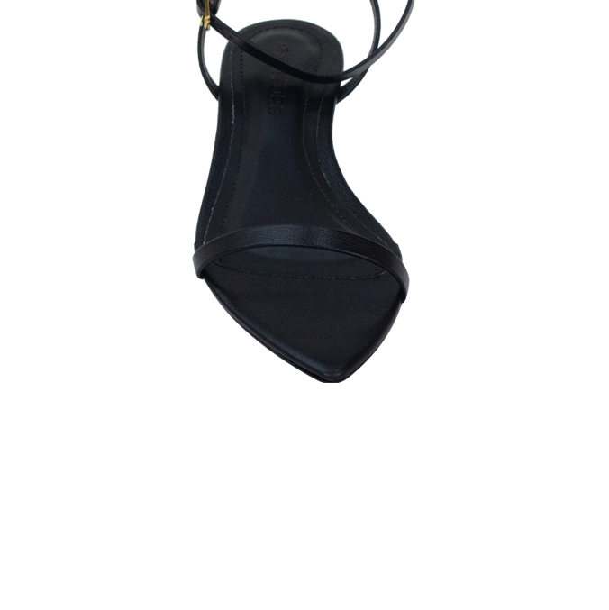 Rasteira Nati Flat Preto