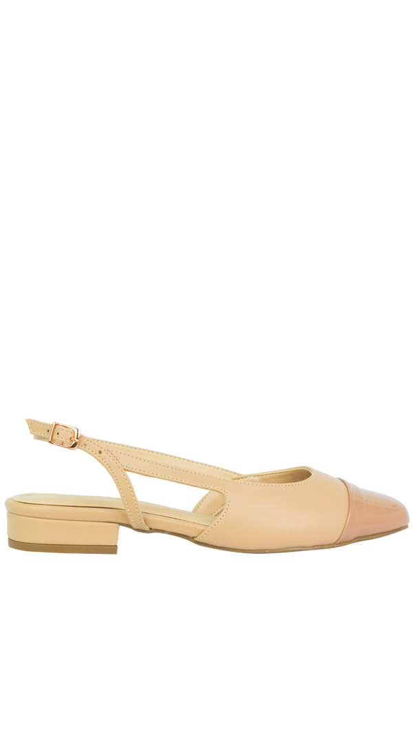 Sapatilhas Vonda Flat New Nude