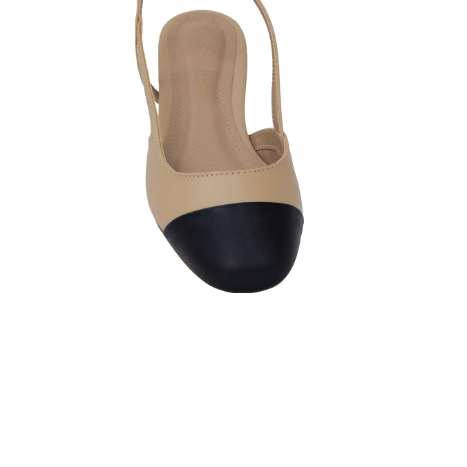 Sapatilha Vonda Flat Amendoa