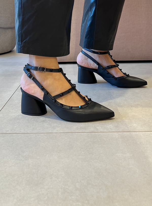 Scarpin Mona Low New Preto