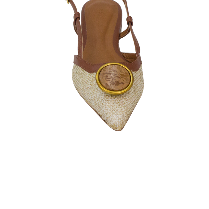 Sapatilha Jessica Flat Whisky