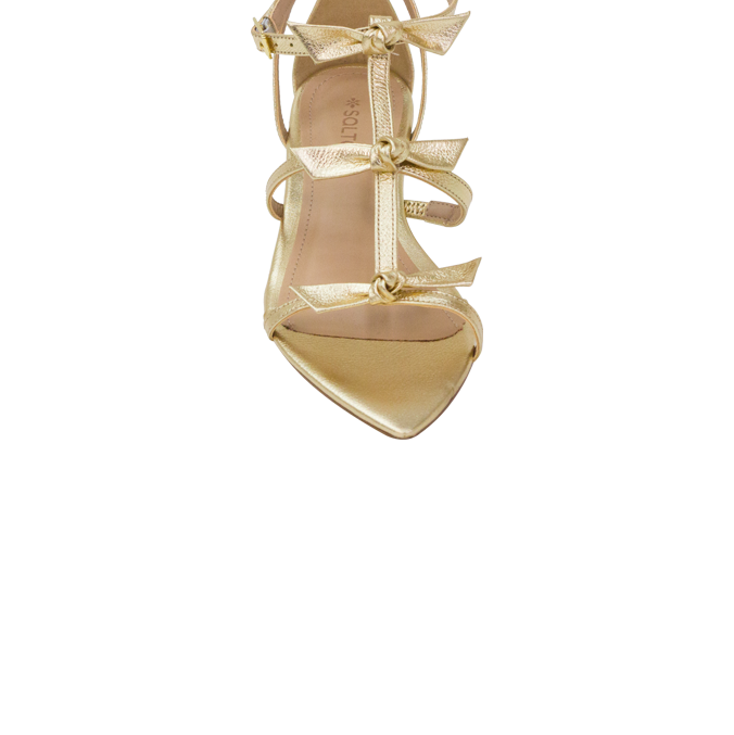 Rasteira Ivy Flat Dourado