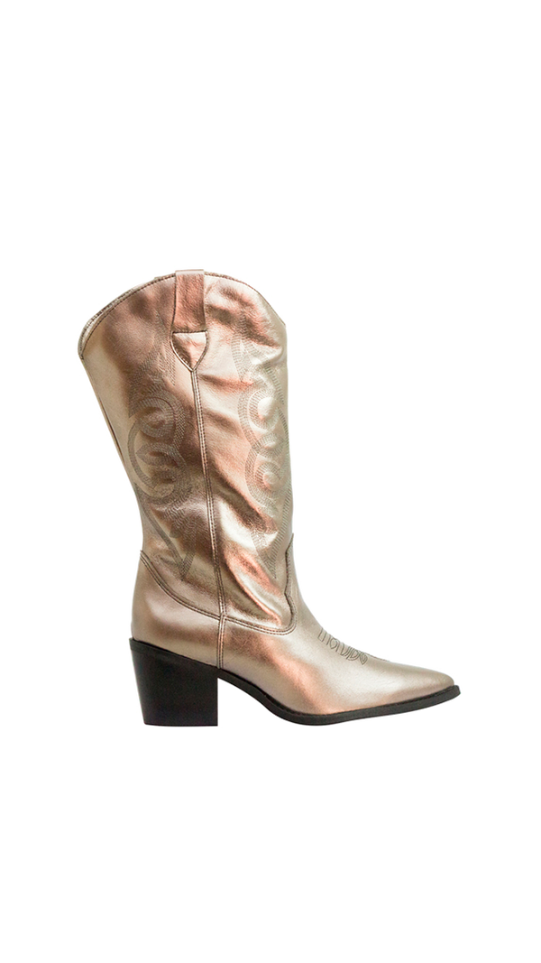 Botas Natasha Prata Velho