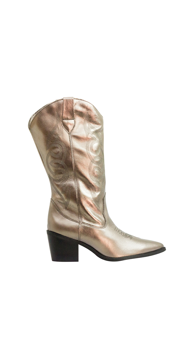 Botas Natasha Prata Velho