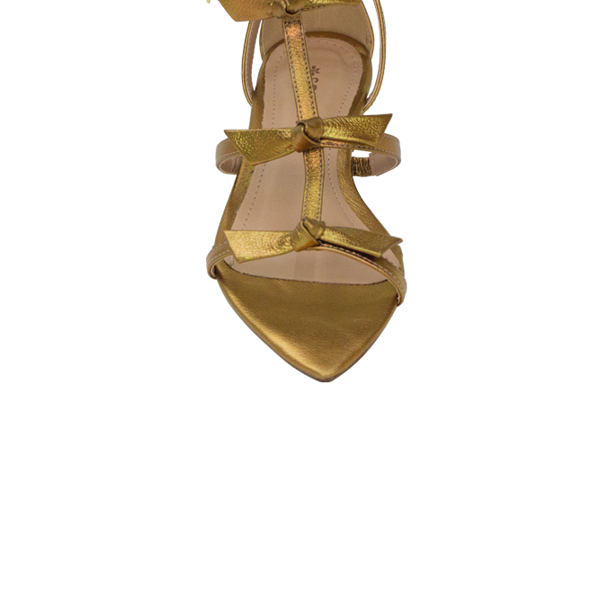 Rasteira Ivy Flat Bronze