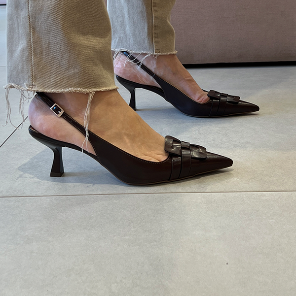Scarpin Lolla Marrom