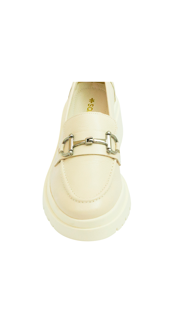 Mocassim Amora Bridao Off White