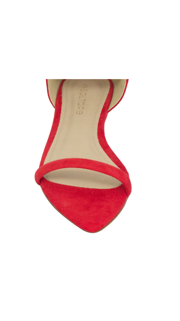 Rasteiras Malu Flat Vermelho