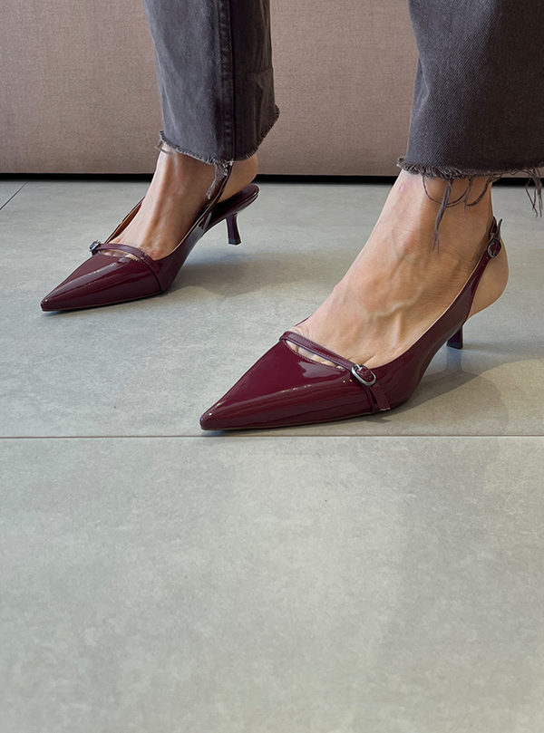 Scarpin Carol Vinho – Estilo refinado no salto 5 cm