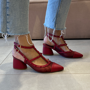 Scarpin Gabi Low Vermelho