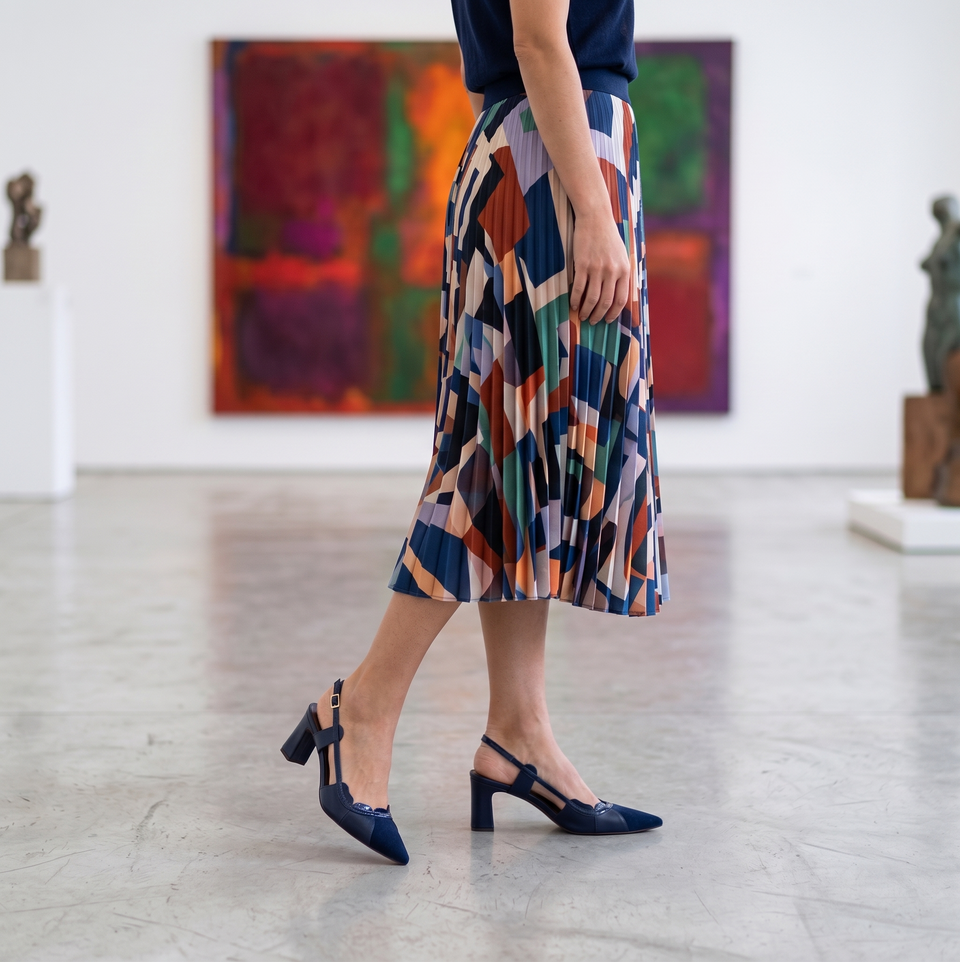 Scarpin Flor Vinho